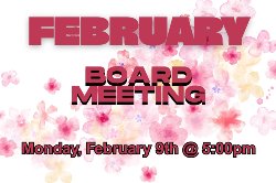 pink flowers advertising board meeting